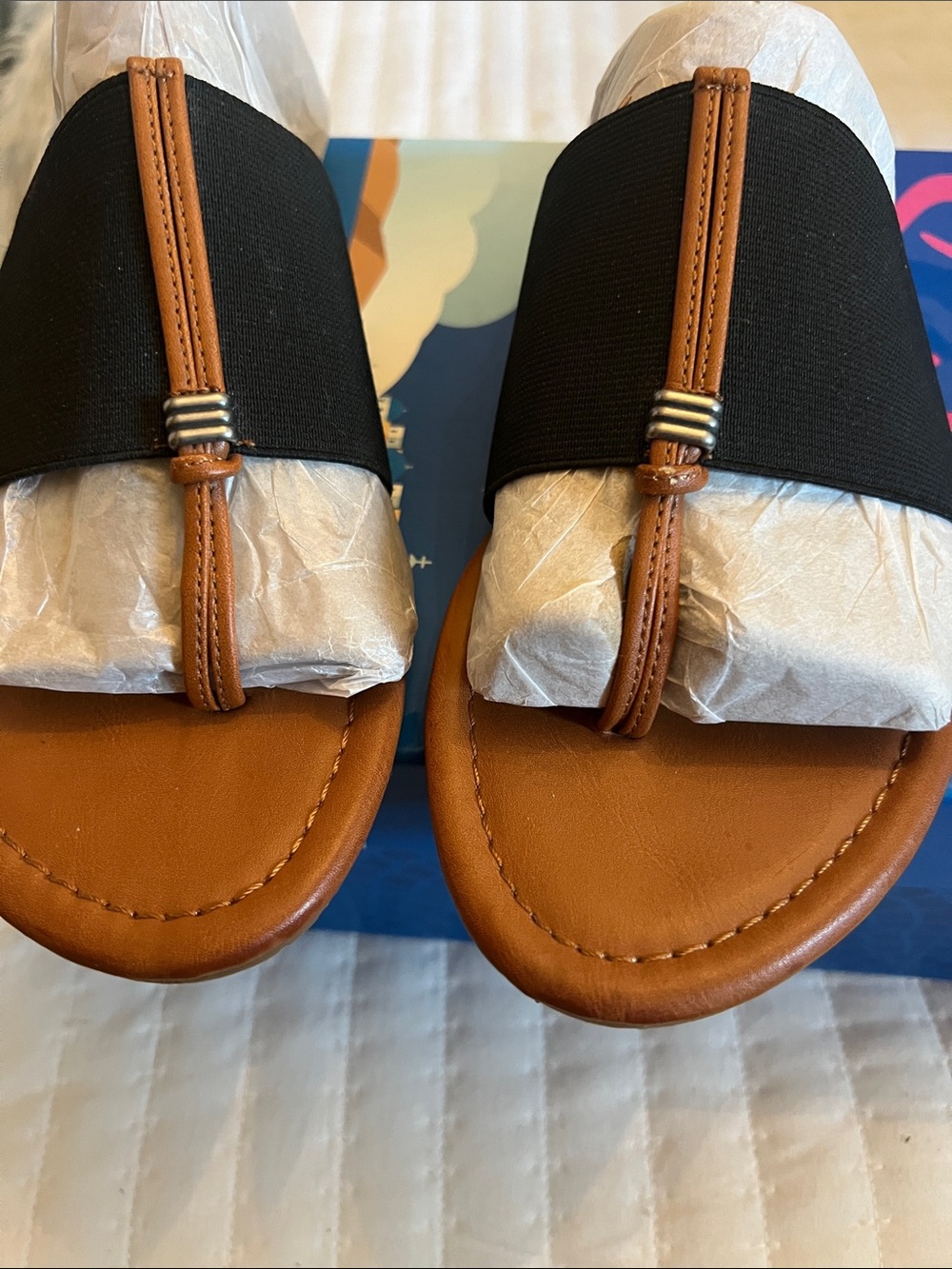 Black , brown Xoxo sandals